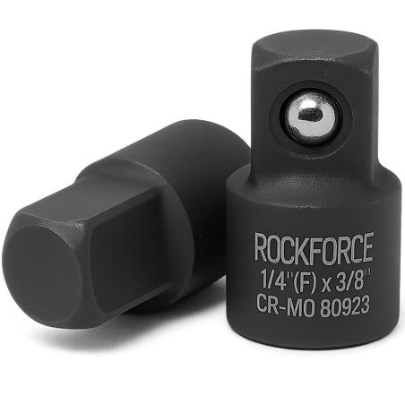ROCKFORCE Adapter UDAROWY 1/4"(F)x3/8"(M) stal CR-MO