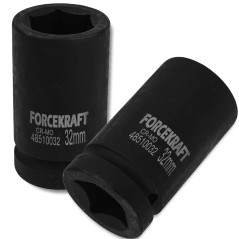 FORCEKRAFT Nasadka udarowa 1" 32 mm 6-kątna