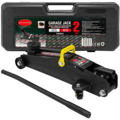 ROCKFORCE Podnośnik hydrauliczny 2 TONY typu Żaba NISKOPROFILOWY 135-385 mm