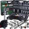 ROCKFORCE Zestaw NARZĘDZI 150 + 6 ELEMENTÓW komplet PREMIUM Cr-Mo CrV