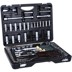 ROCKFORCE Zestaw NARZĘDZI 150 + 6 ELEMENTÓW komplet PREMIUM Cr-Mo CrV