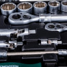 ROCKFORCE Zestaw NARZĘDZI 150 + 6 ELEMENTÓW komplet PREMIUM Cr-Mo CrV
