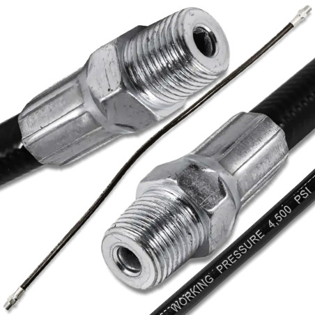 ROCKFORCE Elastyczny WĄŻ do SMAROWNICY 300mm POLIMER techniczny
