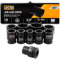 OUTLET JCB Zestaw NASADEK udarowych 3/4" 10ELEMENTÓW (6-kątnych) (17-46mm)