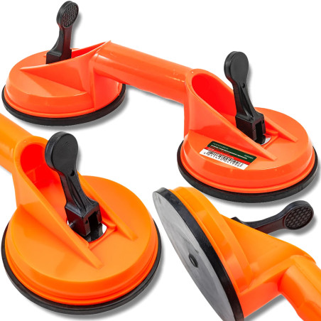 ROCKFORCE Przyssawka UCHWYT do szyb SZKŁA glazury 115mm MAX 40 kg