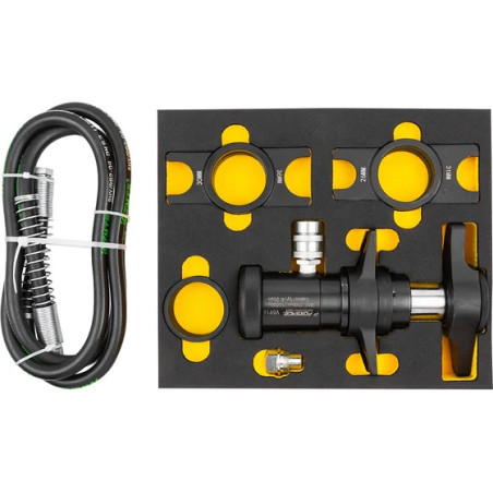 Ściągacz hydrauliczny do sworzni przegubów końcówek drążków 4,5t z wężem 2m