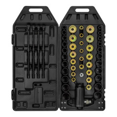 Zestaw hydrauliczny ściągacz tulei wahacza i łożysk 49 elementów Forsage