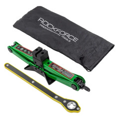 Podnośnik trapezowy 2 t z kluczem-grzechotką 115 - 400 mm Rockforce