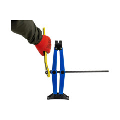 Podnośnik trapezowy 2 t z kluczem-grzechotką 115 - 400 mm Forsage