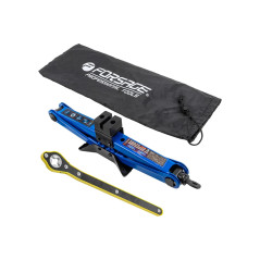 Podnośnik trapezowy 2 t z kluczem-grzechotką 115 - 400 mm Forsage