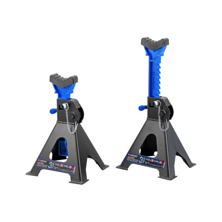 Kobyłki podstawki podpory samochodowe x2 3 t 295 - 415 mm z blokadą Forsage