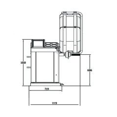 Wyważarka automatyczna do kół osobowych dostawczych 230V 7 trybów Rockforce