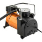 Kompresor samochodowy, sprężarka tłokowa 12V (30l/min, 3 końcówki) FK-580