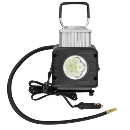 Kompresor samochodowy 12V sprężarka dwutłokowa 65l/min 3 końcówki w walizce