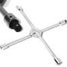 Klucz krzyżakowy do kół 17-19-21-22mm KRZYŻAK z adapterem 1/2" Forcekraft