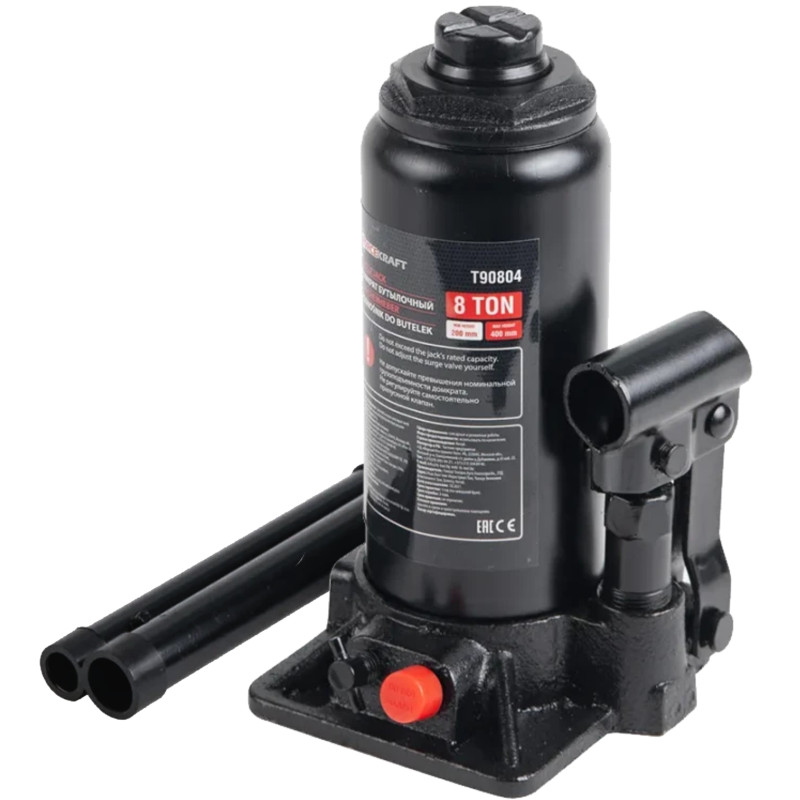 Podnośnik hydrauliczny słupkowy butelkowy 8 ton Lewarek Forcekraft