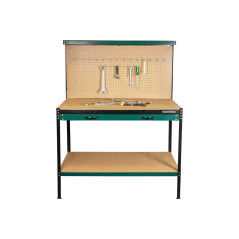 Stół roboczy warsztatowy narzędziowy 120 cm ze ścianką szufladą Rockforce