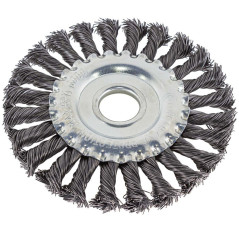 Szczotka tarczowa druciana na wiertarkę do szlifierek kątowa twarda 125mm