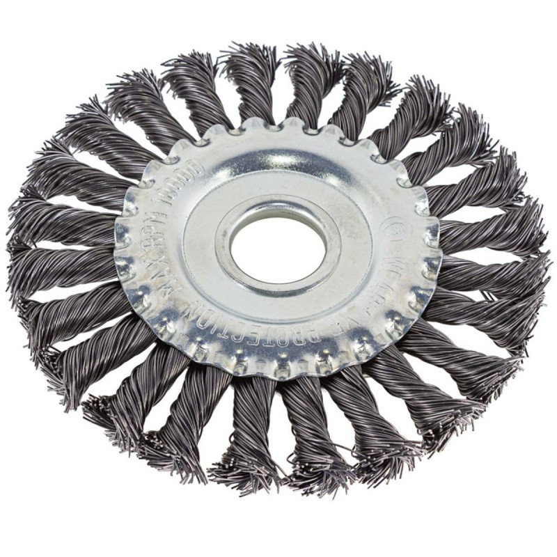 Szczotka tarczowa druciana na wiertarkę do szlifierek kątowa twarda 125mm