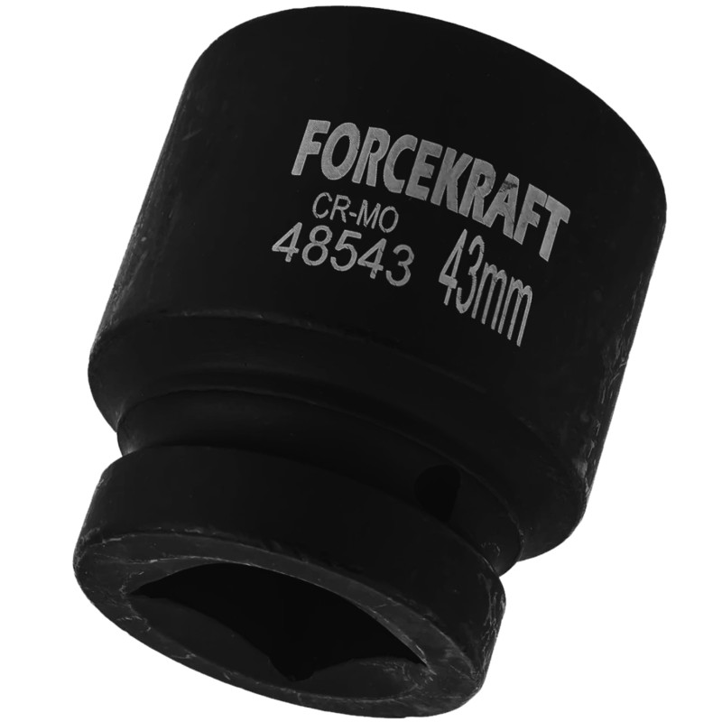 FORCEKRAFT Nasadka udarowa 1" 43mm CR-MO 6-kątna