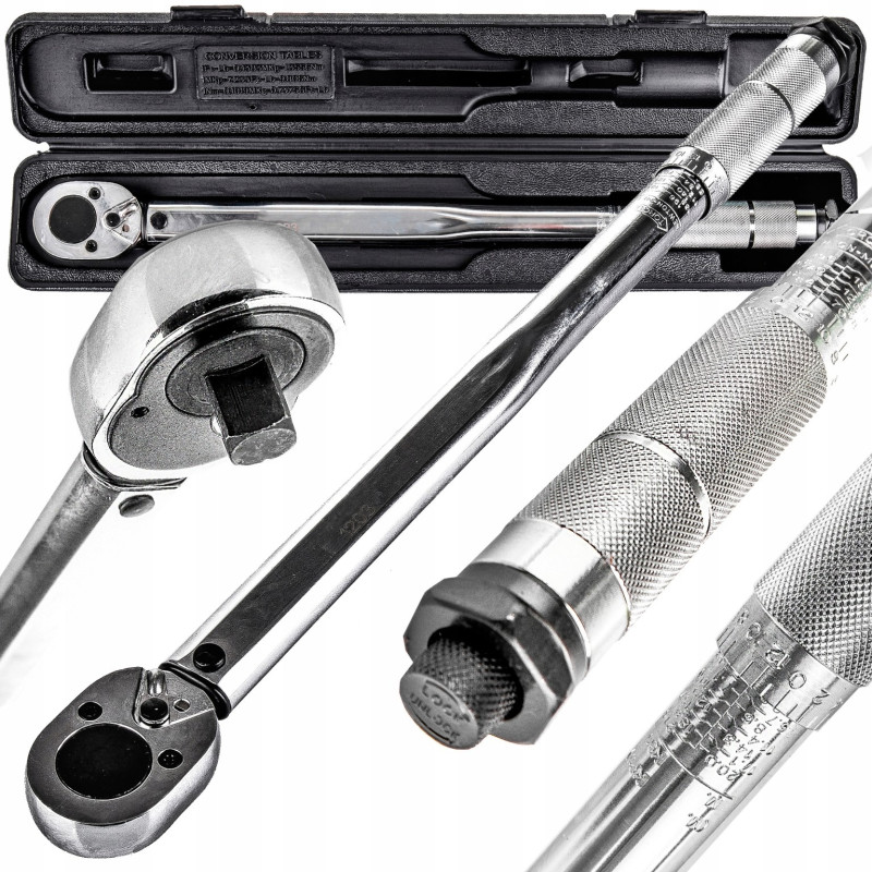 Klucz dynamometryczny 1/2" 28-210 Nm z certyfikatem kalibracji Forcekraft