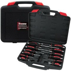 Zestaw wkrętaków do podbijania 12 el magnetyczne udarowe walizka Forcekraft