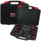 Zestaw wkrętaków do podbijania 12 el magnetyczne udarowe walizka Forcekraft