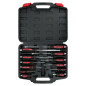 Zestaw wkrętaków do podbijania 12 el magnetyczne udarowe walizka Forcekraft