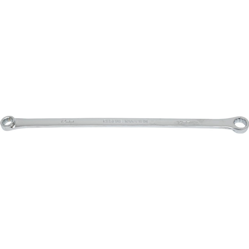 Klucz oczkowy 12x14 mm do napinaczy bardzo długi 330 mm Cr-V Rockforce