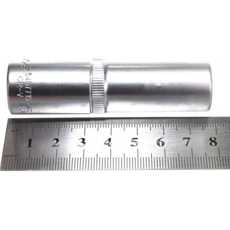 Nasadka 1/2" 15mm 6-kątna głęboka klucz nasadowy stal CrV Forsage