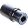 Nasadka 1/2" 30 mm 6-kątna głęboka klucz nasadowy stal CrV Forsage
