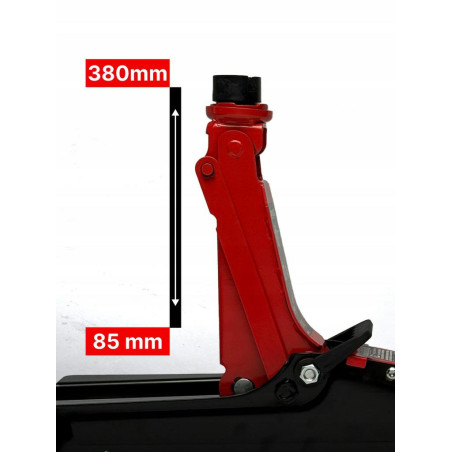 Podnośnik Samochodowy niskoprofilowy 85-380mm 3T Żaba hydrauliczny punktowy
