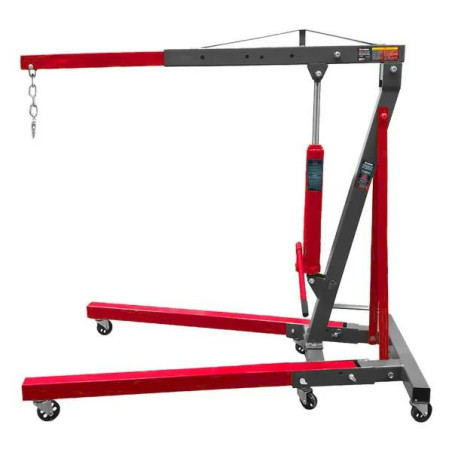 Żuraw warsztatowy hydrauliczny 2T składany podnosi do 206 cm Forcekraft