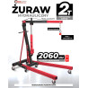 Żuraw warsztatowy hydrauliczny 2T składany podnosi do 206 cm Forcekraft