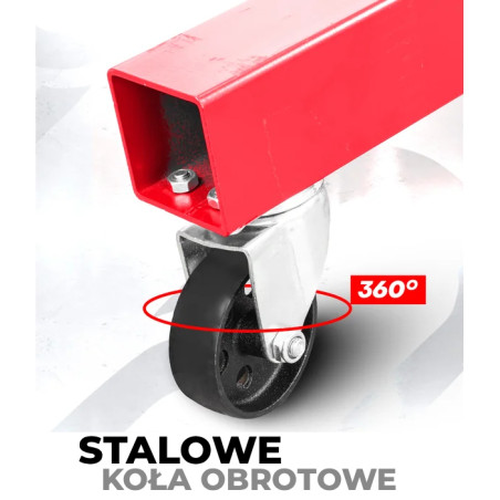 Żuraw warsztatowy hydrauliczny 2T składany podnosi do 206 cm Forcekraft