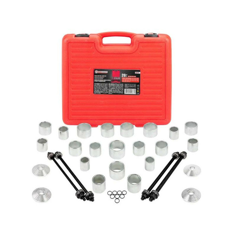 Ściągacze do łożysk tulei wahacza 28el. 34-90mm (M10-M16) 350 mm Forcekraft