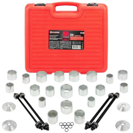 Ściągacze do łożysk tulei wahacza 28el. 34-90mm (M10-M16) 350 mm Forcekraft