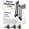 Ściągacze do łożysk tulei wahacza 28el. 34-90mm (M10-M16) 350 mm Forcekraft
