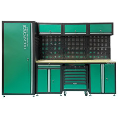 Zestaw mebli warsztatowych garażowych z 272 narzędziami wózek Rockforce