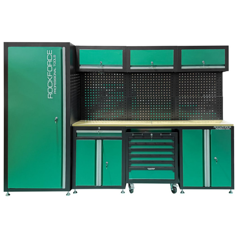 Zestaw mebli warsztatowych garażowych z 274 narzędziami wózek meble warsztatowe Rockforce