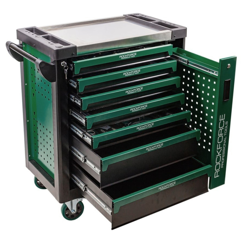 Szafka wózek narzędziowy zestaw warsztatowy 274 el. 7 szuflad Rockforce