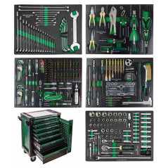 Szafka wózek narzędziowy zestaw warsztatowy 274 el. 7 szuflad Rockforce