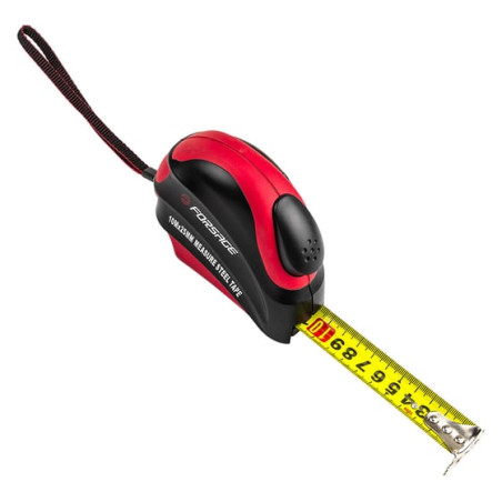 Metrówka miara zwijana taśma miernicza 10 m z blokadą tworzywo ABS Forsage