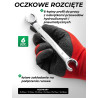 Zestaw kluczy płasko-oczkowych 47el. 6-32 mm na płachcie CrV Rockforce