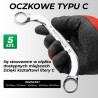 Zestaw kluczy płasko-oczkowych 47el. 6-32 mm na płachcie CrV Rockforce