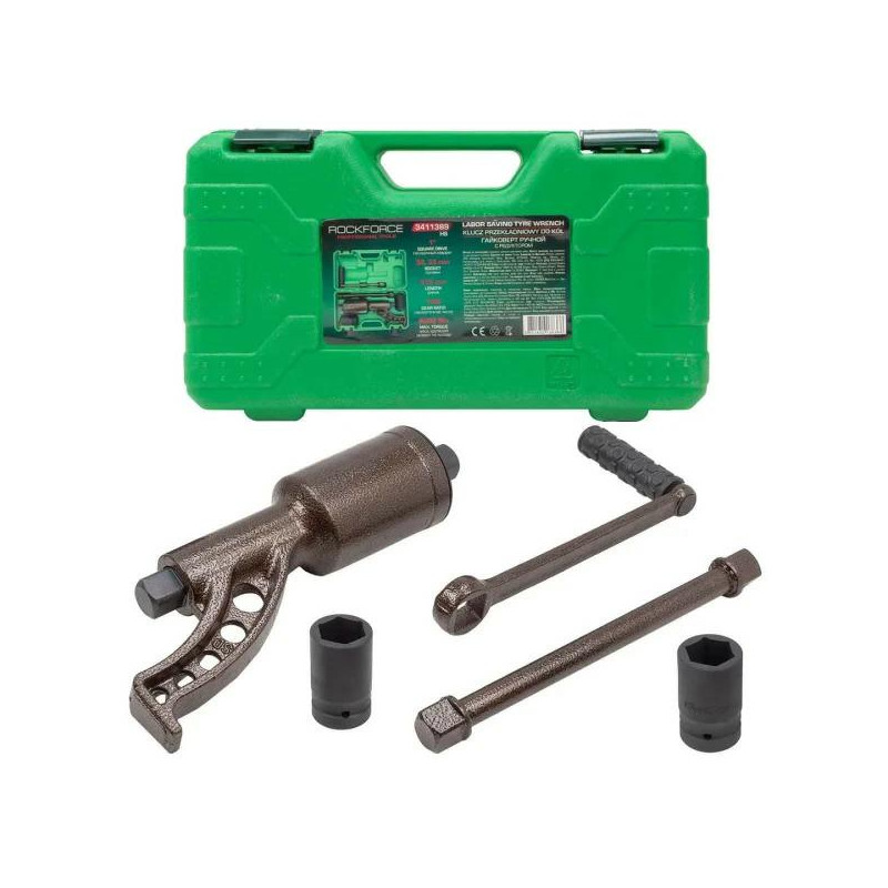 Klucz przekładniowy planetarny do kół 1:68 6200Nm nasadki 32 33mm L 310 mm Rockforce