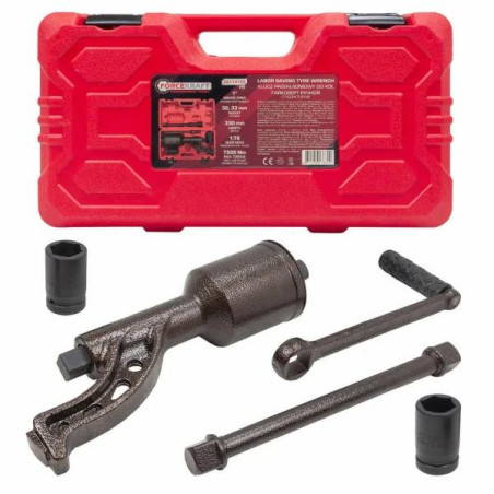 Klucz przekładniowy planetarny do kół 330mm 1:78 7500Nm nasadki 32, 33mm Forcekraft