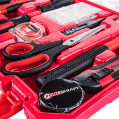 Zestaw narzędziowy 26 el. kombinerki wkrętaki młotek