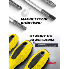 Zestaw Śrubokrętów Wkrętaków Bitów 100 elementów w Stojaku WMC