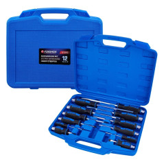 Zestaw 12 wkrętaków śrubokrętów do pobijania magnetyczna końcówka Rockforce